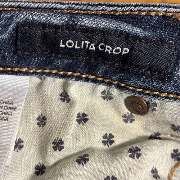 Lucky Brand Lolita Crop Jeans in Medium Acid Wash. Size 8/29" - Picture 5 of 9
